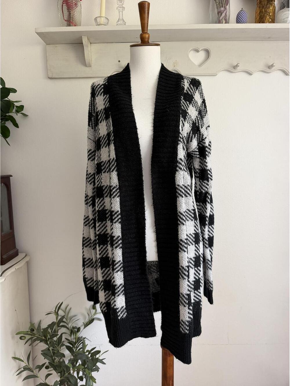 Black and White Cardigan